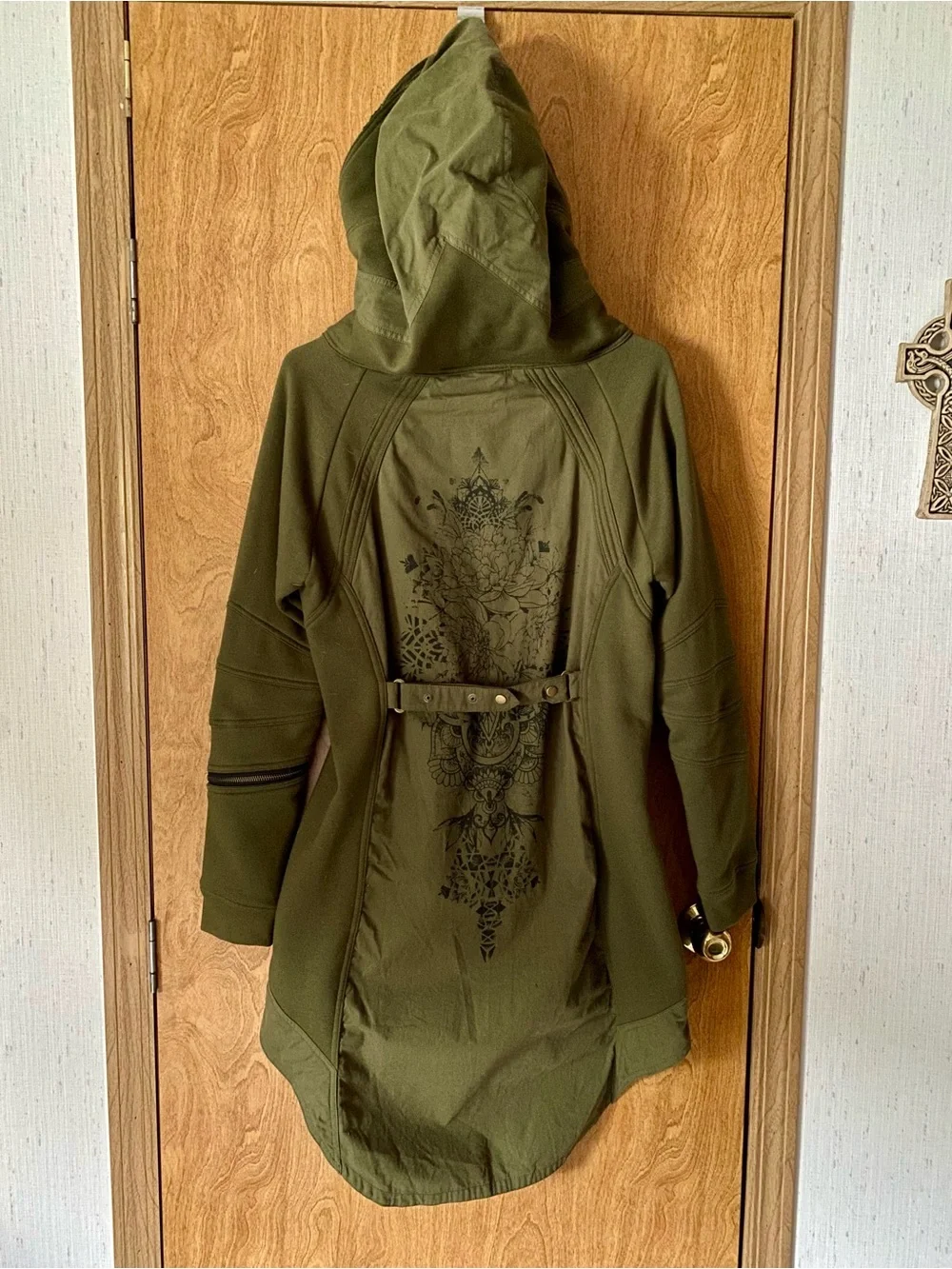 Hoody Jacket - Olive Green - Picture 7 of 13